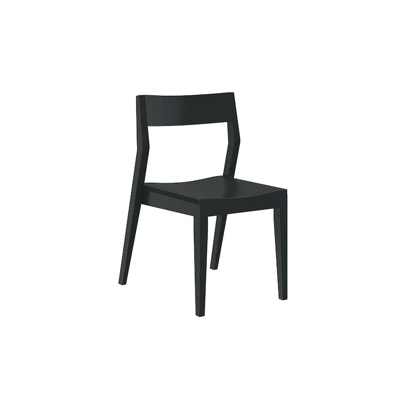 Plank and Beam Modern Solid Wood Dining Chair