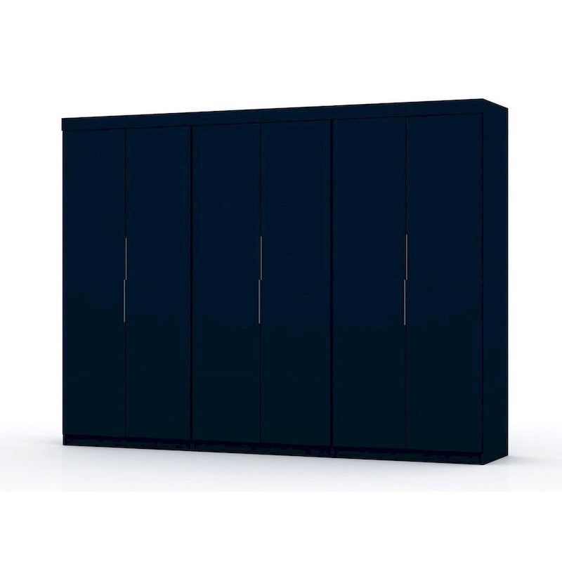Mulberry 2.0 Modern 3 Sectional 6 Drawer Wardrobe Closet Set of 3
