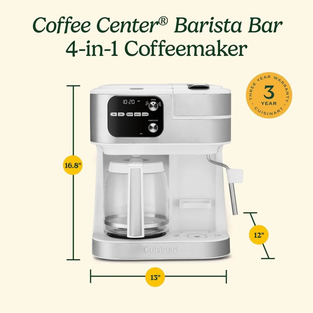 Coffeemaker 4-In-1 Coffee Center Barista Machine