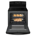 4.8 cu. ft. Electric Range in Stainless Steel Black