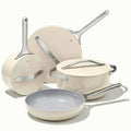 Caraway Home Non-Stick Ceramic Cookware Set, 7-Piece - Cream