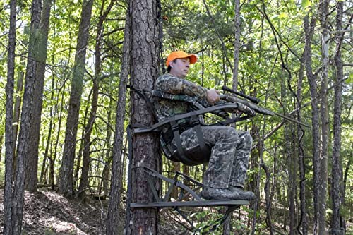 Summit Viper SD Climbing Treestand �� Lightweight Aluminum, Foam Padded Seat, 300 lbs Capacity, Includes Safety Harness