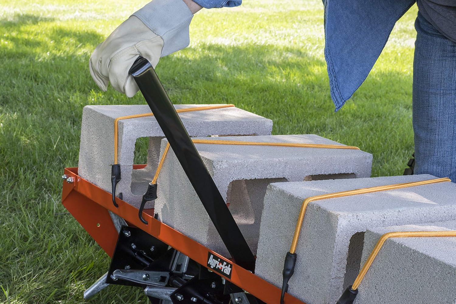 Agri-Fab 45-0604 18" x 48" Tow Behind Poly Lawn Roller 550 lbs Weight with Water, Poly Drum and Steel Frame, with Plug. Designed for Lawn and Garden Tractors