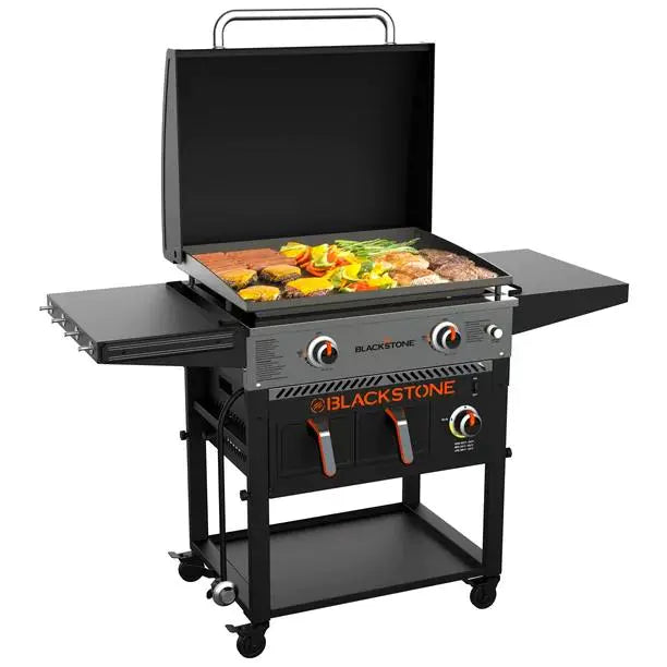 锟斤拷锟�Clearance Sale锟斤拷锟�Blackstone 2-Burner 28" Griddle with Electric Air Fryer and Hood