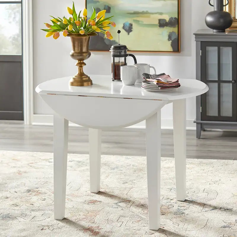 Simple Living Rollo Solid Wood 3-piece Drop-Leaf Dining Set