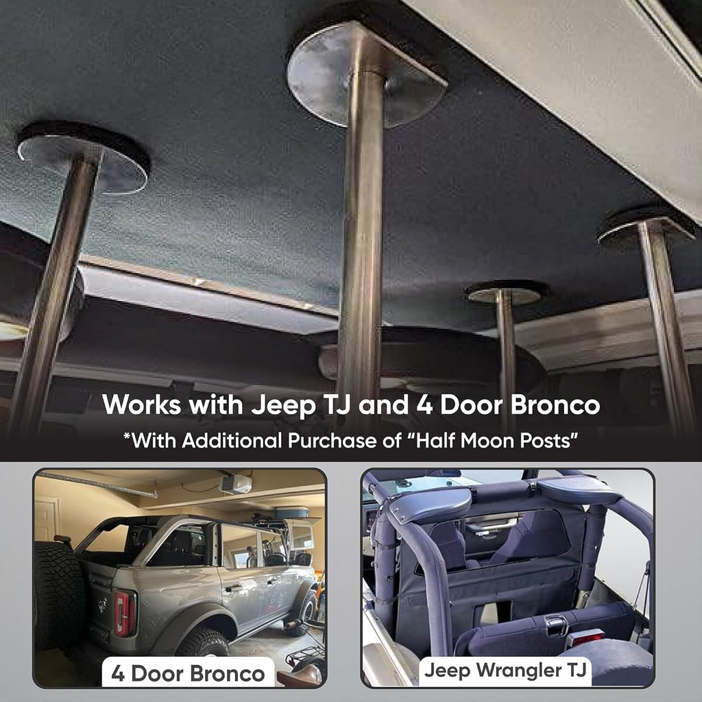 Hard Top Remover Lift for Jeep Wrangler, One-Person System