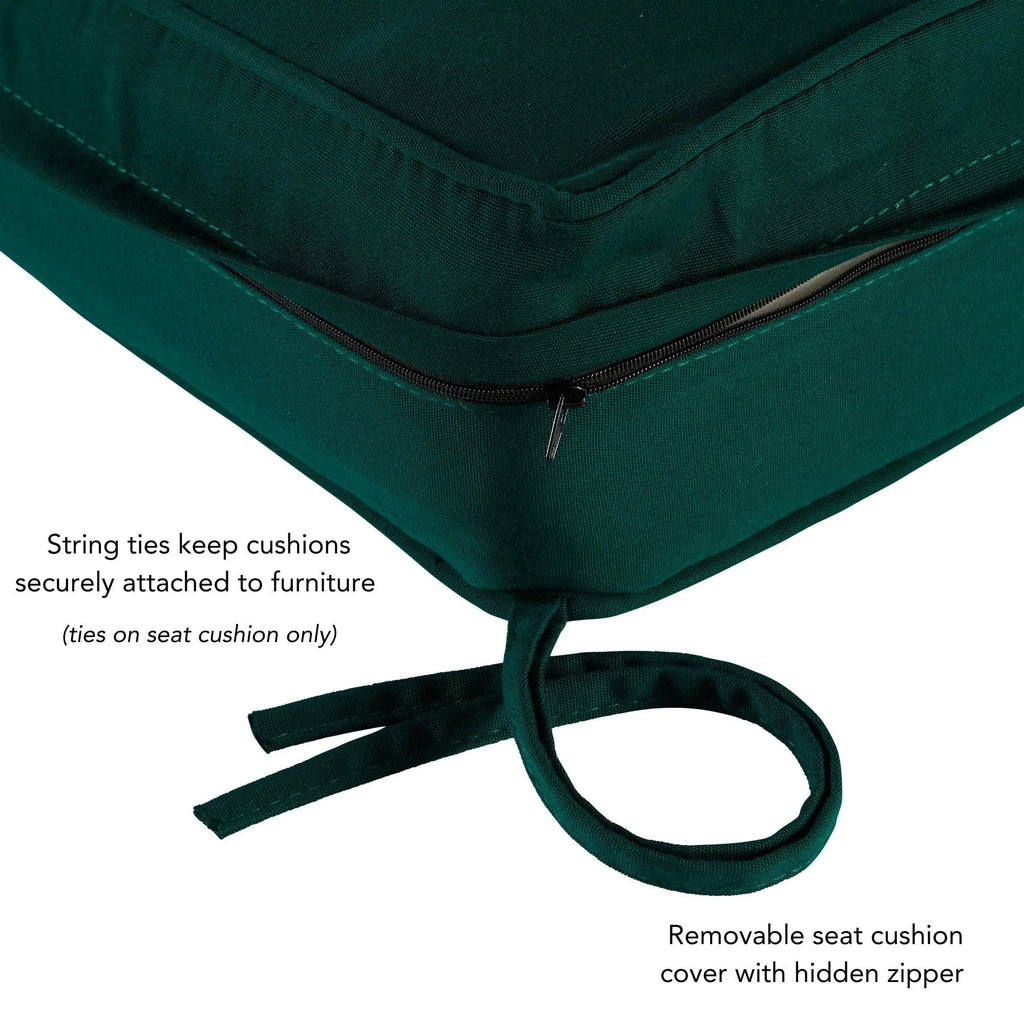 Sunbrella 2-Piece Premium Deep Seat Outdoor Cushion Set