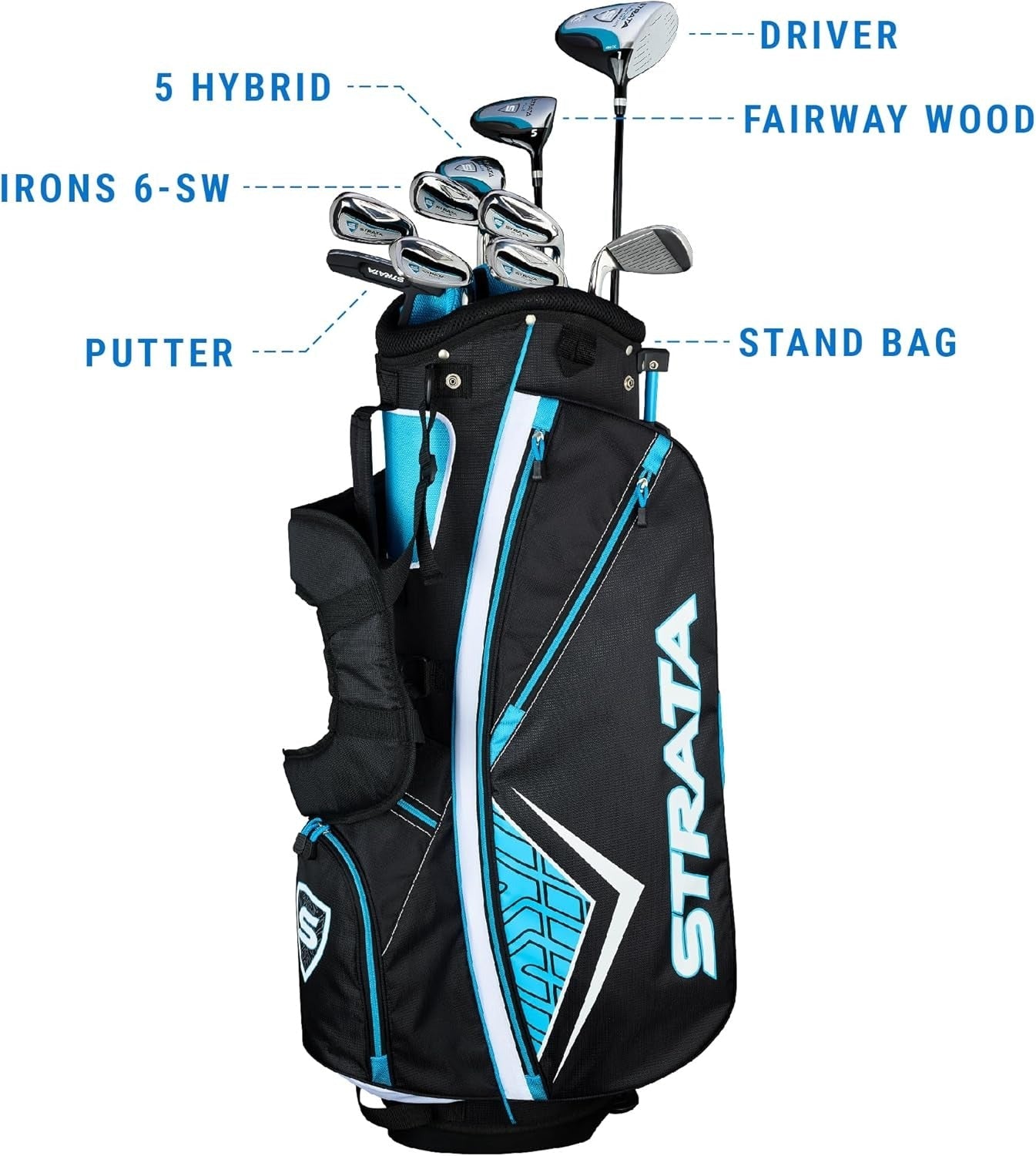 Callaway Strata Women's Racket Set, Complete Set