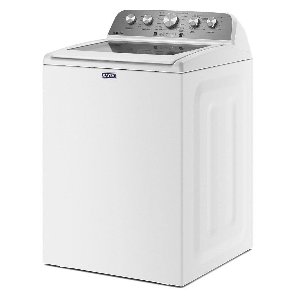 Maytag Top-Loading Washing Machine with 4.8 Cubic Foot Capacity and Extra Power Boost, White – MVW5430MW