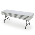 Lifetime 4-Pack Commercial Stackable Folding Table 8 Feet - White (80344)