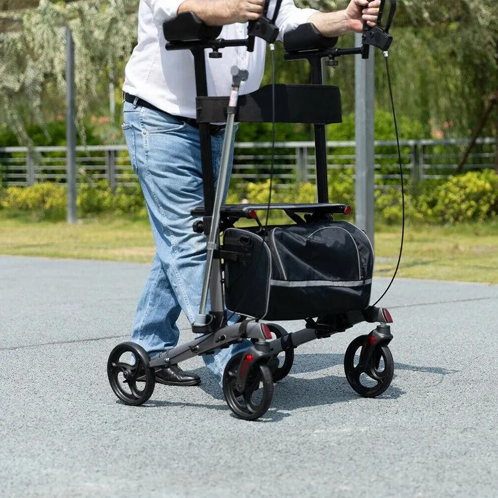 Heavy-duty rollator for seniors