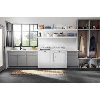 Maytag Top-Loading Washing Machine with 4.8 Cubic Foot Capacity and Extra Power Boost, White – MVW5430MW
