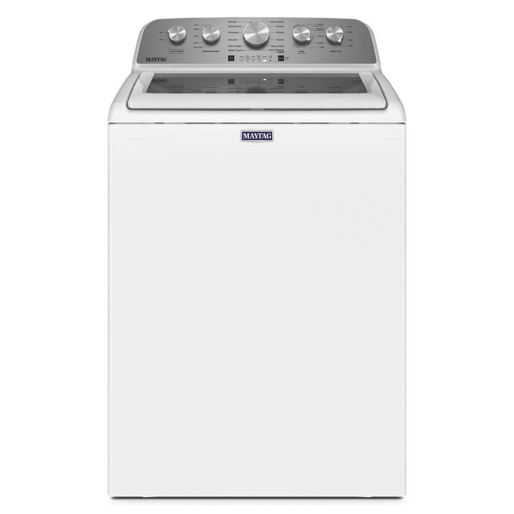 Maytag Top-Loading Washing Machine with 4.8 Cubic Foot Capacity and Extra Power Boost, White – MVW5430MW