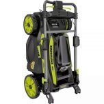 2025 40V Brushless 20-inch Self-Propelled Hand Lawn Mower, Grass Trimmer and Leaf Blower with (2) Batteries and (2) Chargers